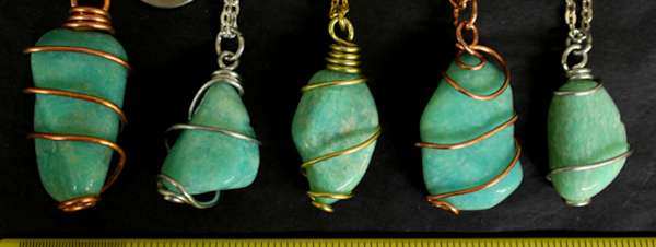Amazonite Crystal Necklaces
